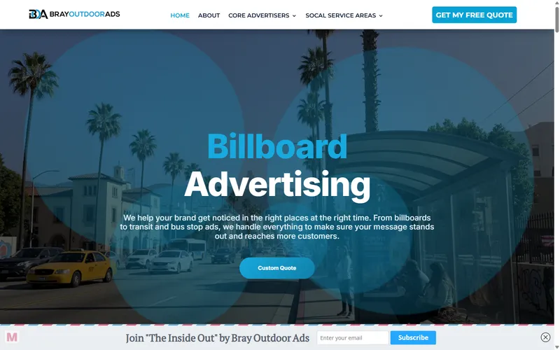 Bray Outdoor Advertising — SoCal outdoor advertising agency website built in Divi 5