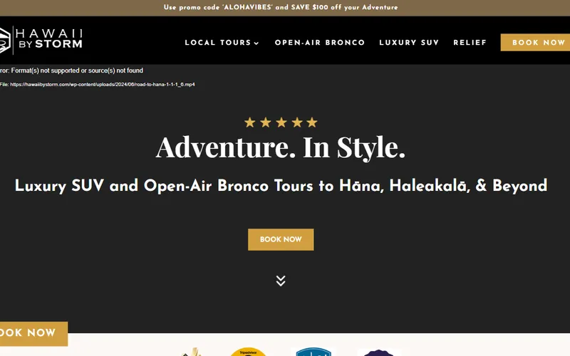 Hawaii By Storm — Maui private luxury tours website