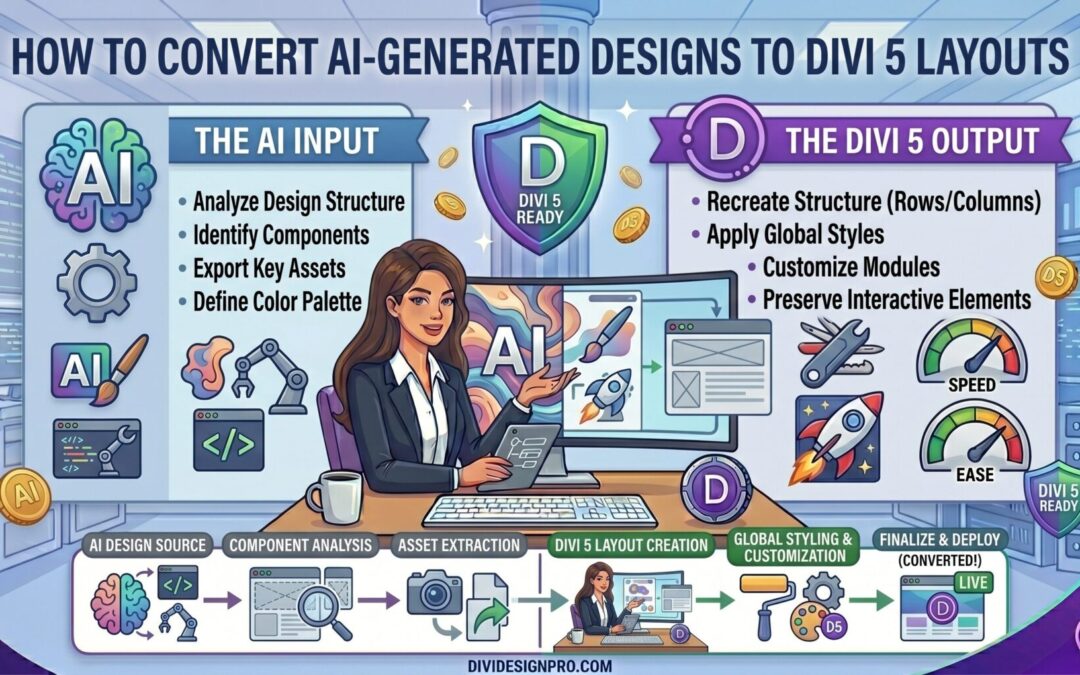 How to Convert AI Generated Designs to Divi 5 Layouts