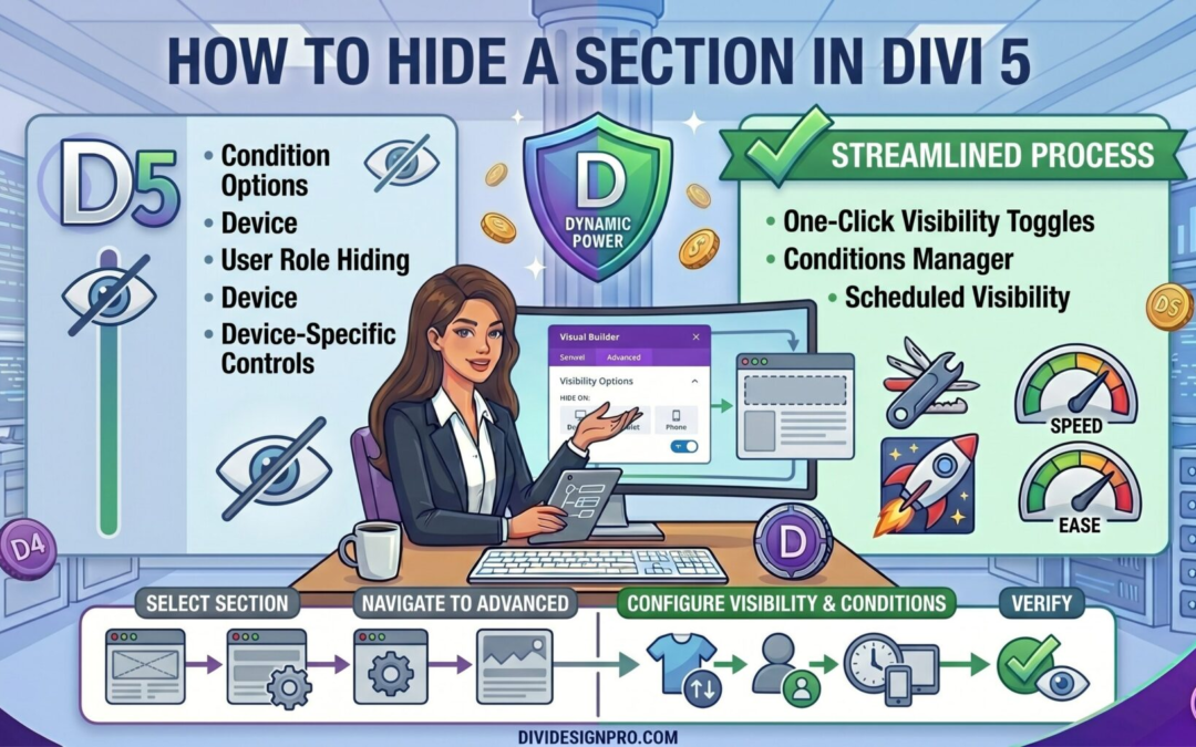 How to Hide a Section in Divi 5